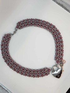 Rondo with Lock & Key Necklace