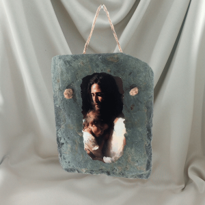 Christ Holding Child Roof Slate 8x10