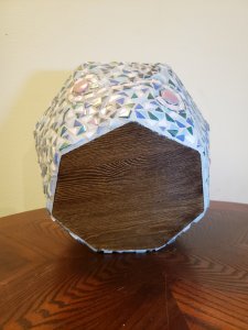 Decorative bowl, Centerpiece for table, table decor, shelf decorations, mosaic bowl, mosaic centerpiece, geometric bowl