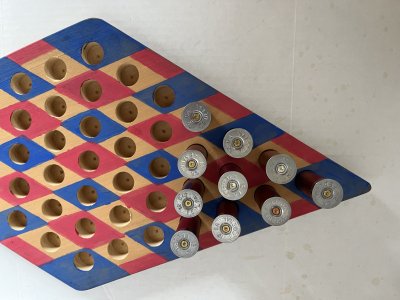Chinese Checkers with Shotgun Shells