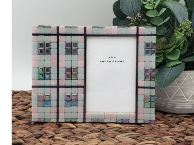 Mosaic picture frame, 4x6 photo frame, decorative picture frames