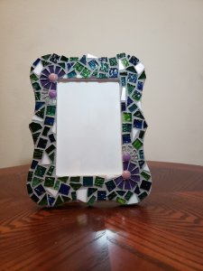 Mosaic picture frame, 4x6 photo frame, decorative picture frames