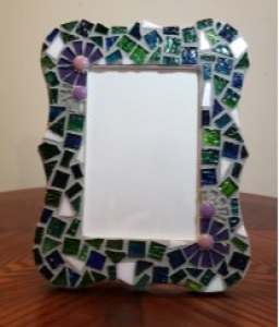 Mosaic picture frame, 4x6 photo frame, decorative picture frames