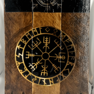 Nordic Compass of Protection Wall Plaque