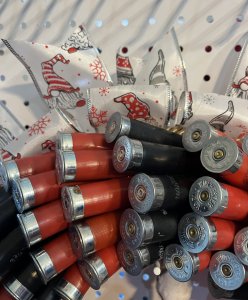 Christmas gnome shotgun shell wreath