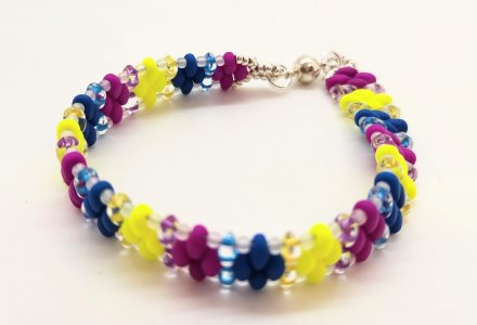 Bloomin Neon Diamond Bracelet
