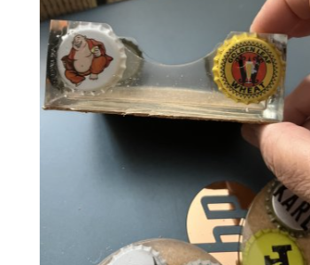 Craft Beer Bottlecaps Coaster Set