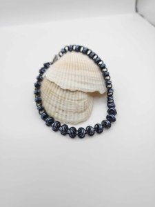 Midnyte Star Barrel Weave Bracelet