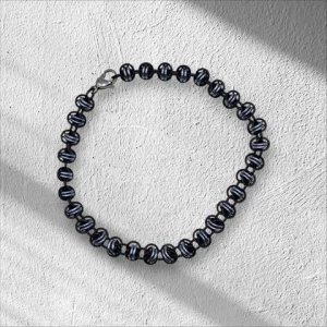 Midnyte Star Barrel Weave Bracelet