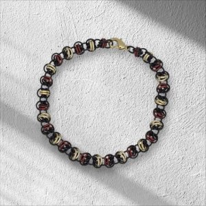 Earth's Elegance Barrel Weave Bracelet