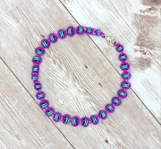 Grape Fun Barrel Bracelet