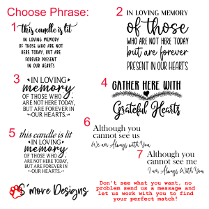 Sympathy Gift Memorial Wood Candle Holder In Loving Memory of Loss of Loved One Memorial with Candle Personalized Memorial Gift