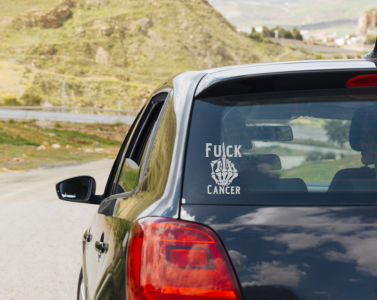 Fuck Cancer Skeleton Middle Finger funny DIGITAL file SVG PNG Download Decal Cancer Awareness Survivor Support Loved one