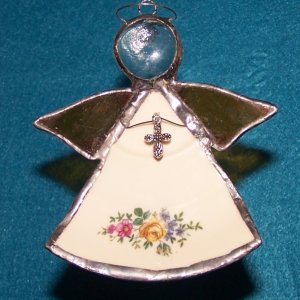 Royal Bayreuth Vintage China and Stained Glass Angel