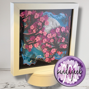 Moonlit Cherry Blossoms, the Shadow Box
