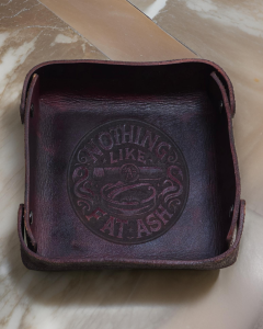 Leather Valet Tray - Nothing Like Fat Ash