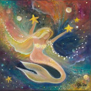 Bliss- ORIGINAL PAINTING, 10" wide x 10" high, acrylics on canvas