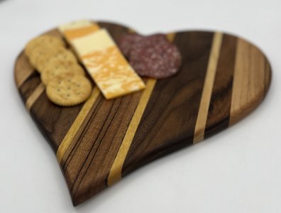 Cutting Board, Charcuterie Board Heart Shaped Small