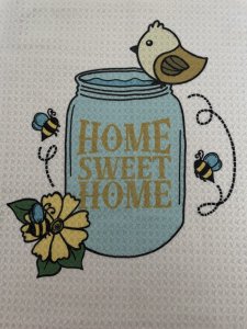 Sublimated 15 x 15 Dish Towel/T31