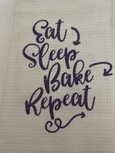 Sublimated 15 x 15 Dish Towel/T43