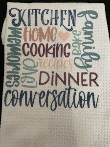 Sublimated 15 x 15 Dish Towel/T41