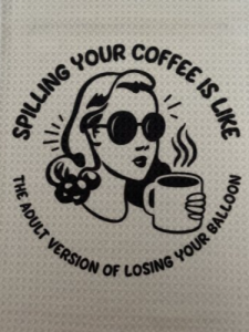 Sublimated 15 x 15 towel/T38