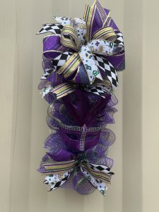 Gorgeous Mardi Gras swag