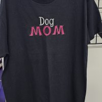 Size Large - Black Shirt - Dark Pink