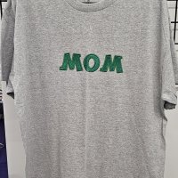 Size Large - Grey Shirt - Green Glitter