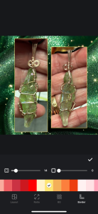 Green Quartz Crystal Pendant