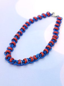 Sapphire Flame Barrel Bracelet