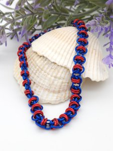 Sapphire Flame Barrel Bracelet
