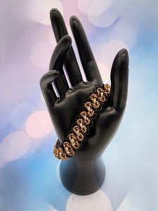 Earth's Elegance Stacked Byzantine Bracelet