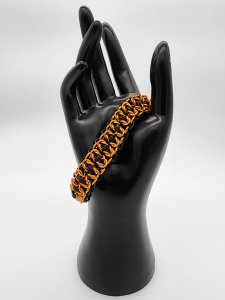 Molten Eclipse Stacked Byzantine Bracelet