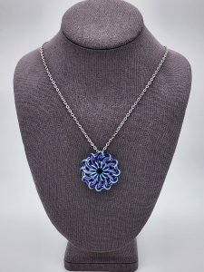 Iced Solar Flare Pendant