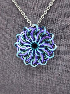 Iced Solar Flare Pendant