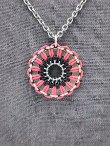 Pink Noir Daisy Medallion