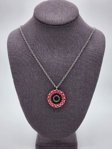 Pink Noir Daisy Medallion
