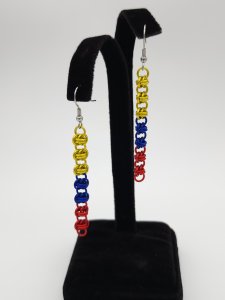 Fiesta Fusion Barrel Earrings