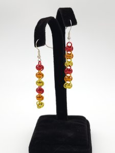 Sunset Glow Barrel Earrings
