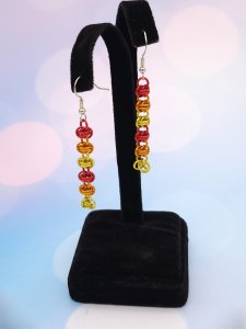 Sunset Glow Barrel Earrings