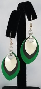 Enchanted Evergreen Scale Earrings