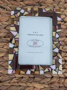 Mosaic picture frame, 4x6 photo frame, decorative picture frames