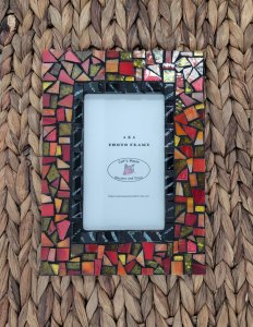 Mosaic picture frame, 4x6 photo frame, decorative picture frames