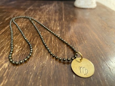 Simple Hand-Stamped Zodiac Necklace