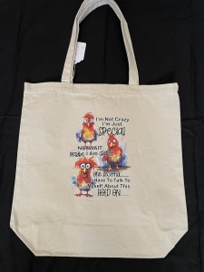 Canvas ,Vinyl tote bag/CV019