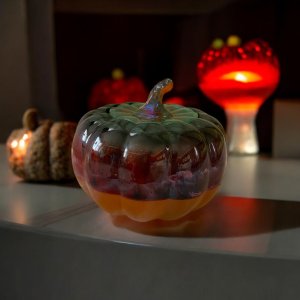 Resin Pumpkin Dish