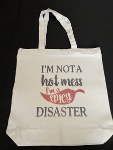 Medium size book bag with zipper/MZ 057