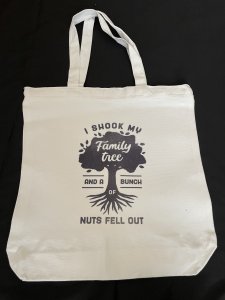 Medium size book bag with zipper/MZ 056