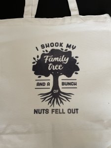 Medium size book bag with zipper/MZ 056